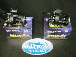 2PK OKUMA MAGDA PRO MA-20DX BALL BEARING LINECOUNTER LEVELWI